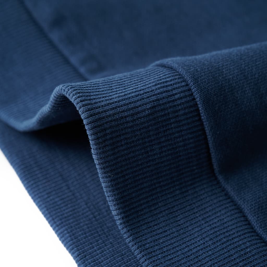 Dječja topla majica indigo plava 104