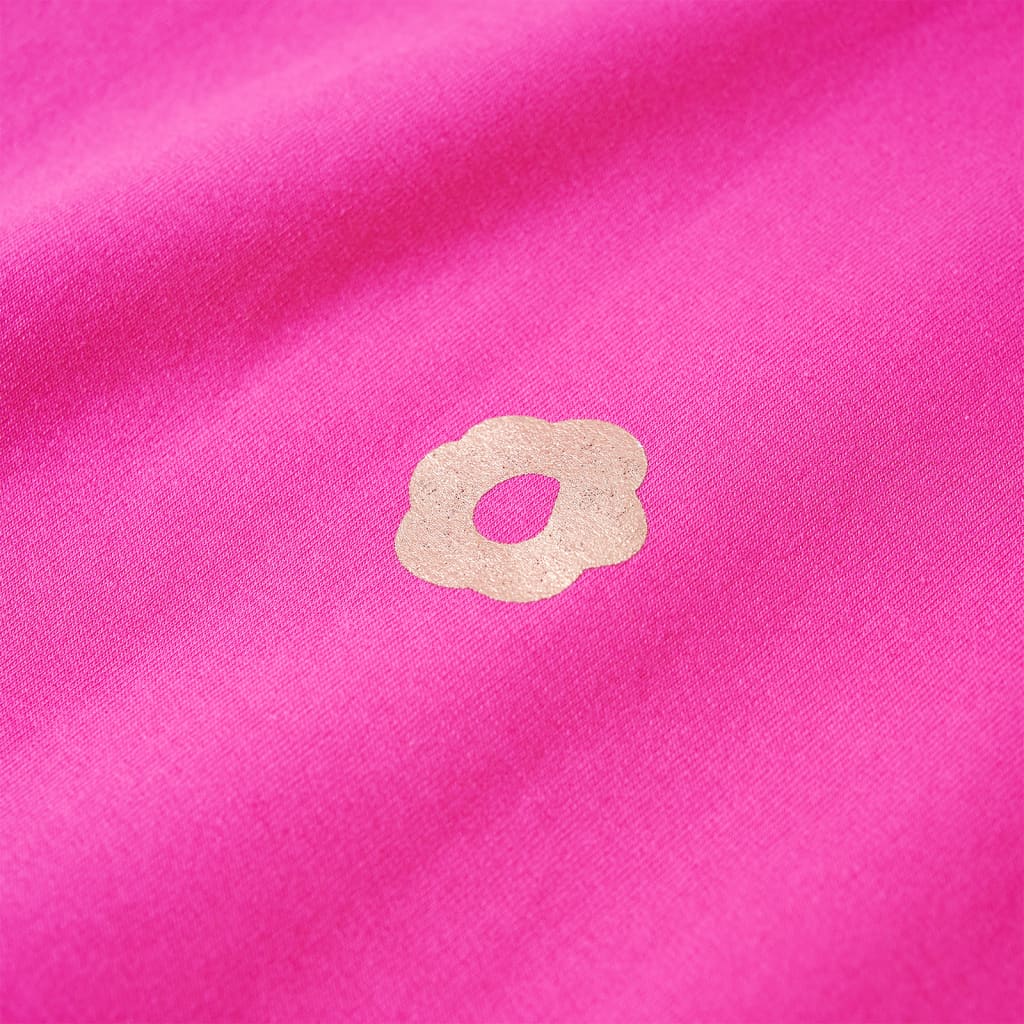 Dječja topla majica tamnoružičasta 104