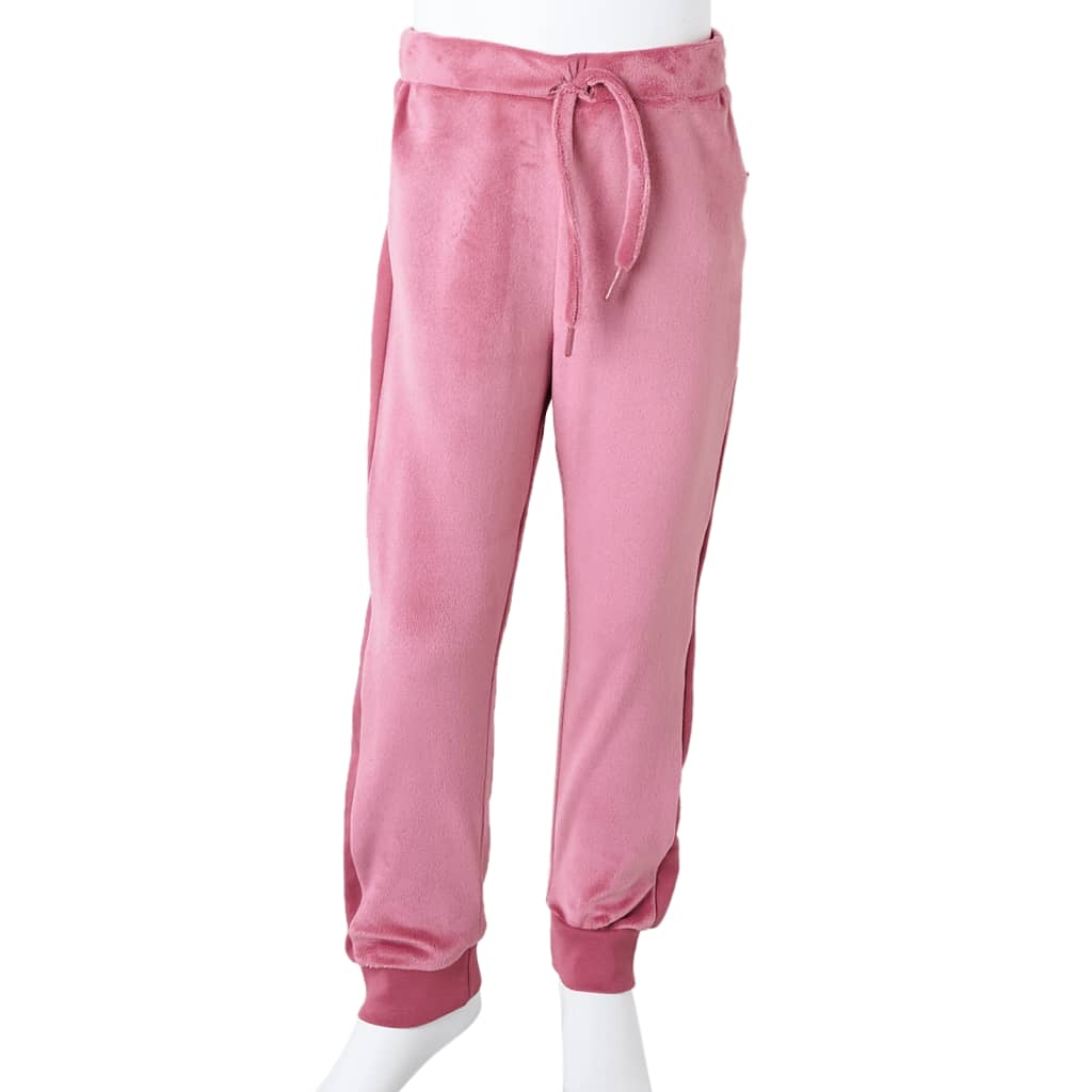 Dječji donji dio trenirke boja maline 116
