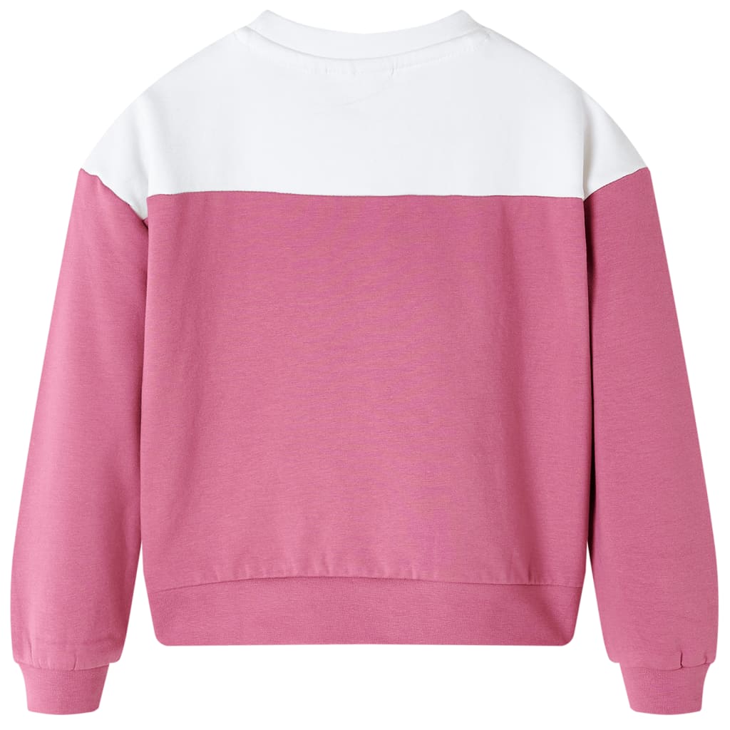 Dječja topla majica boja maline 104