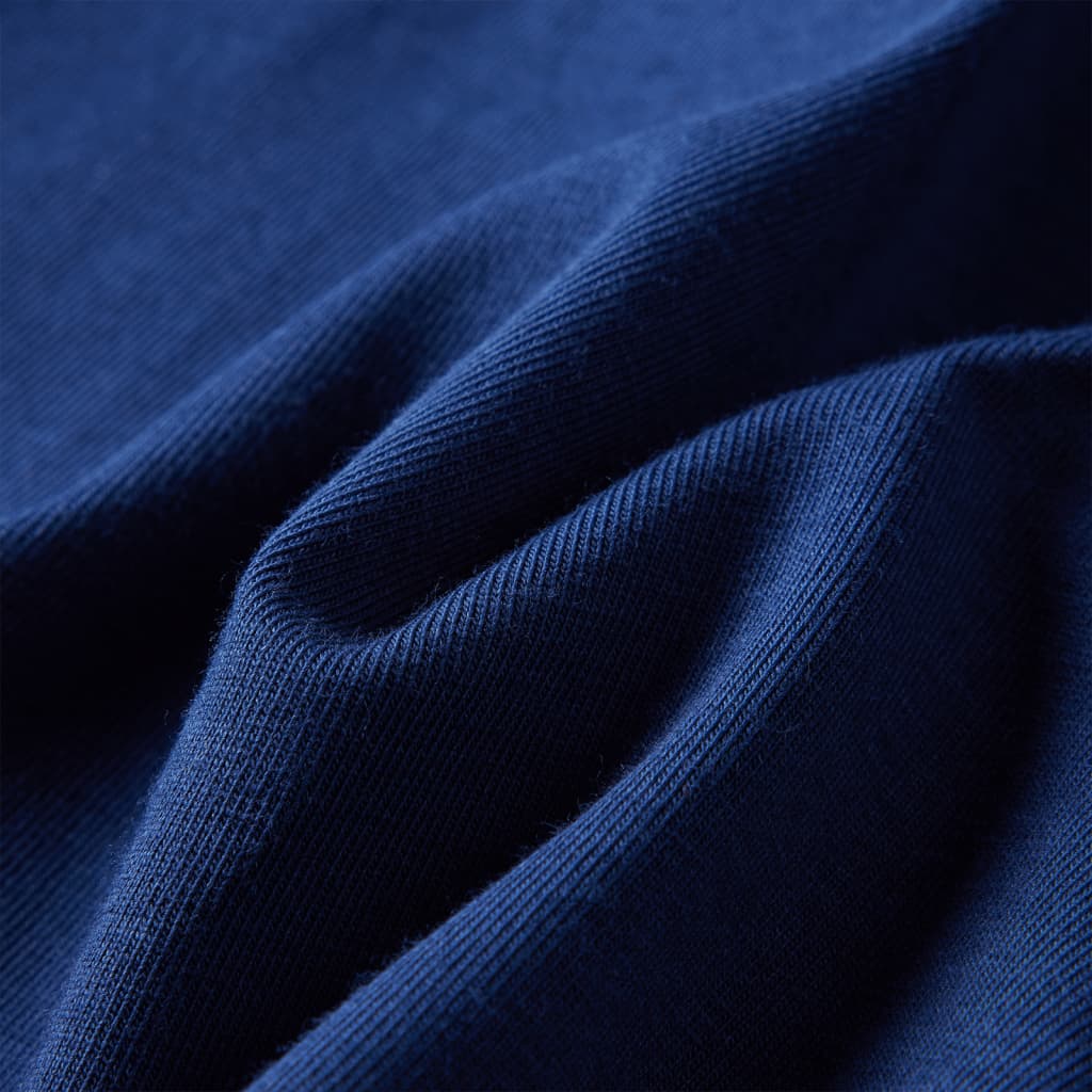 Dječja majica dugih rukava tamnoplava 104