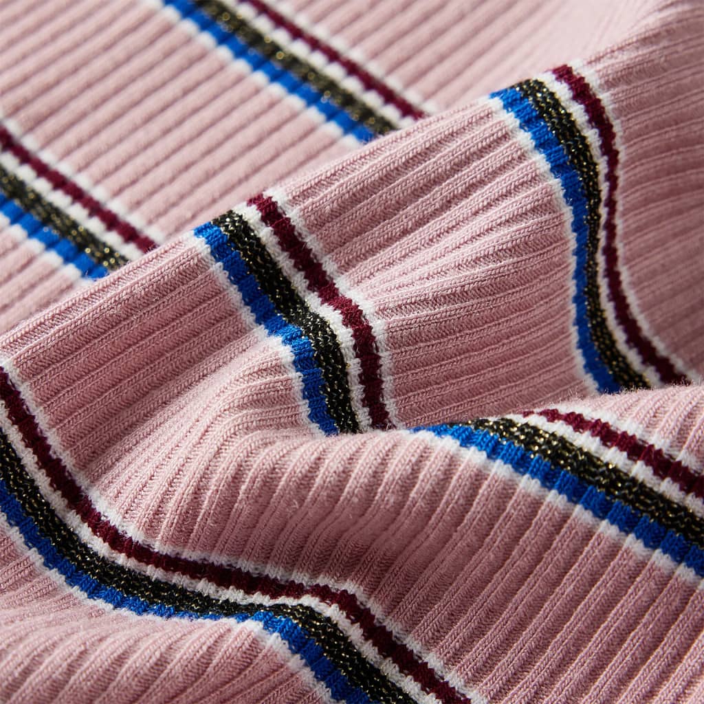 Dječja majica dugih rukava svjetloružičasta 140