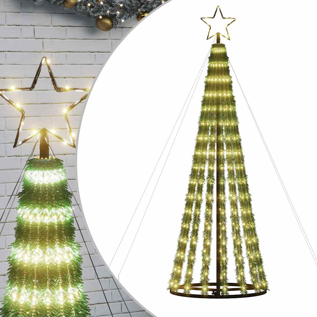 LED božićno drvce 275 LED toplo bijelo 180 cm