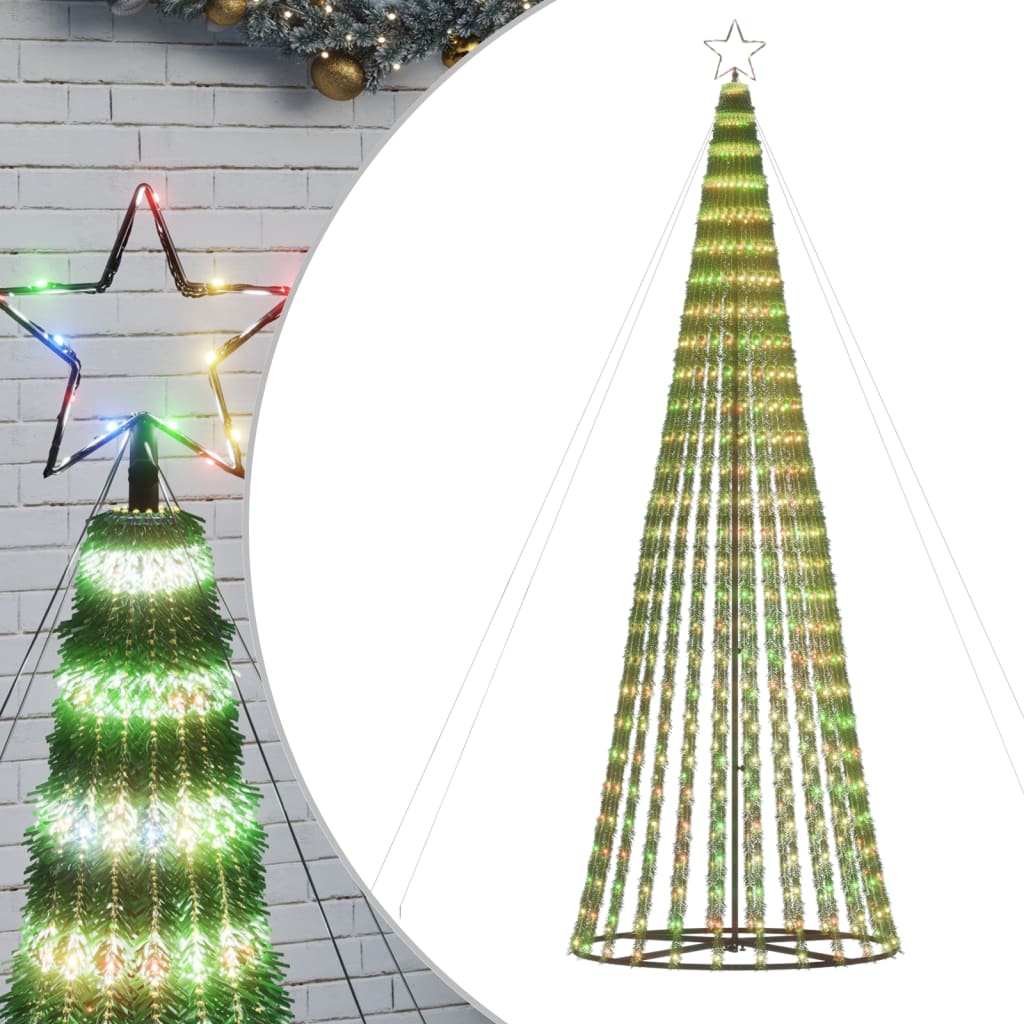 LED božićno drvce 688 LED šarenih 300 cm