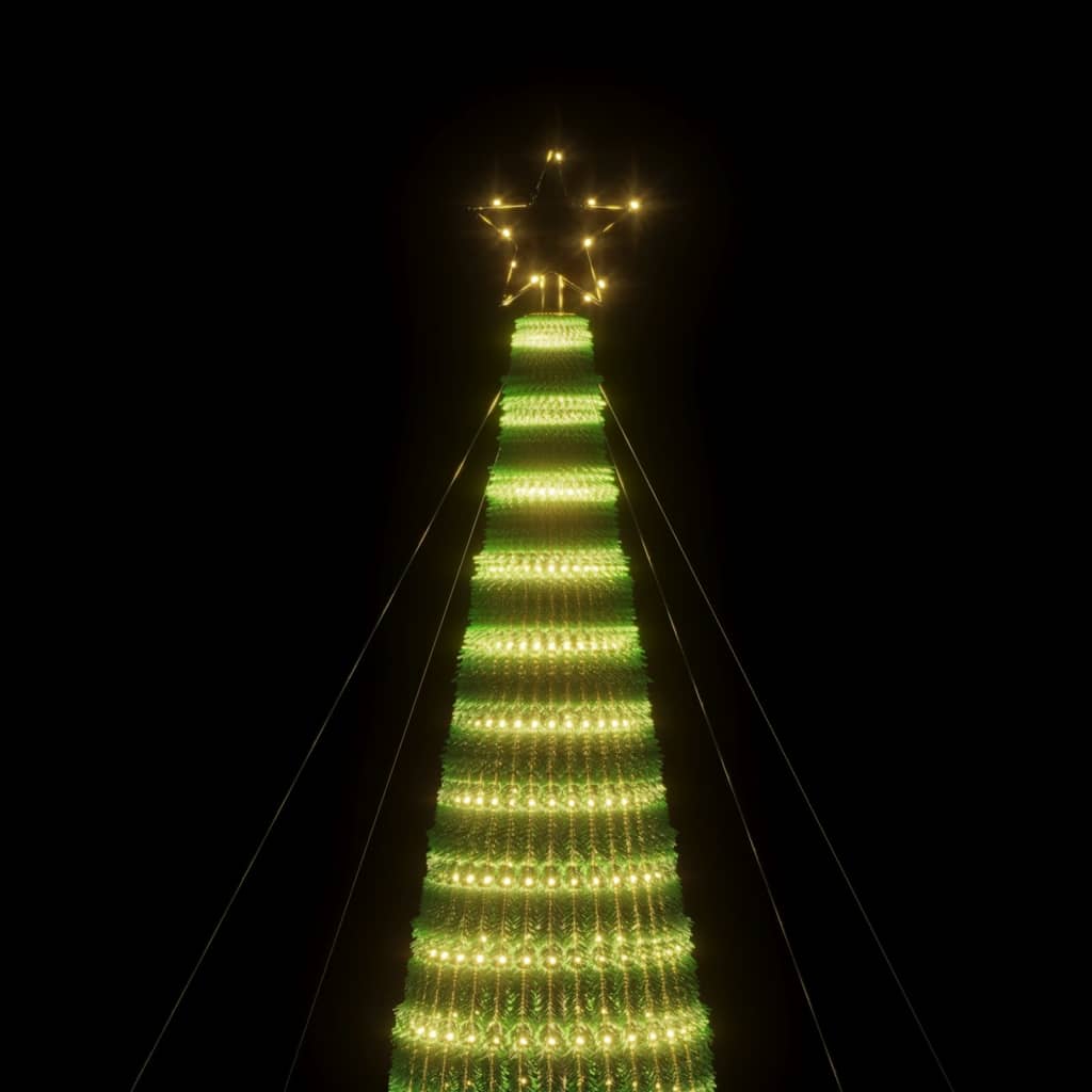 LED božićno drvce 1544 LED toplo bijelo 500 cm