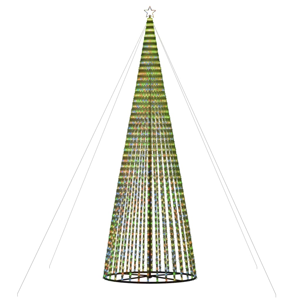 LED božićno drvce 1544 LED šarene 500 cm