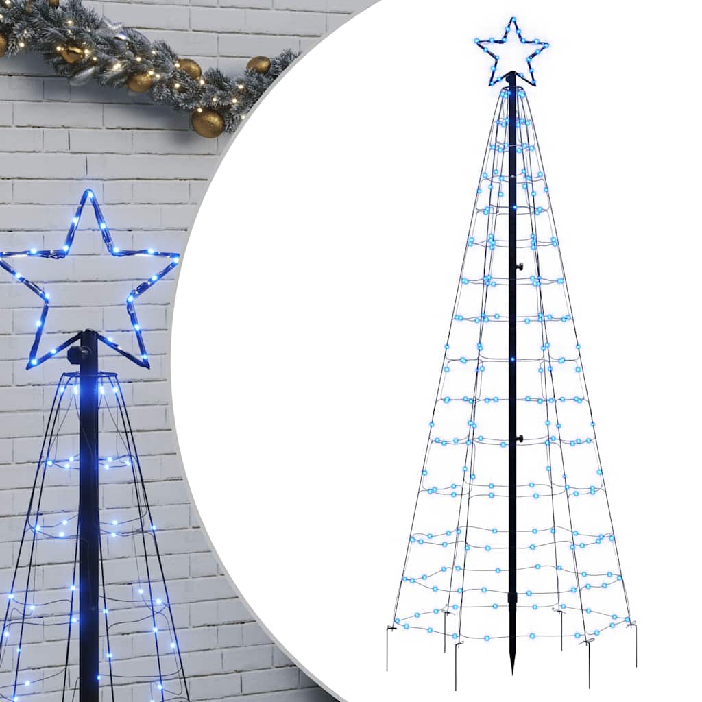 LED božićno drvce sa šiljcima 220 LED plavo 180 cm
