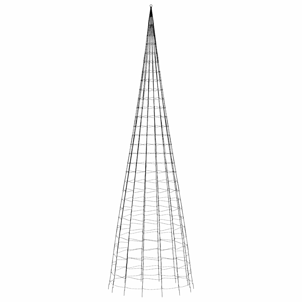 LED božićno drvce 3000 LED toplo bijelo 800 cm