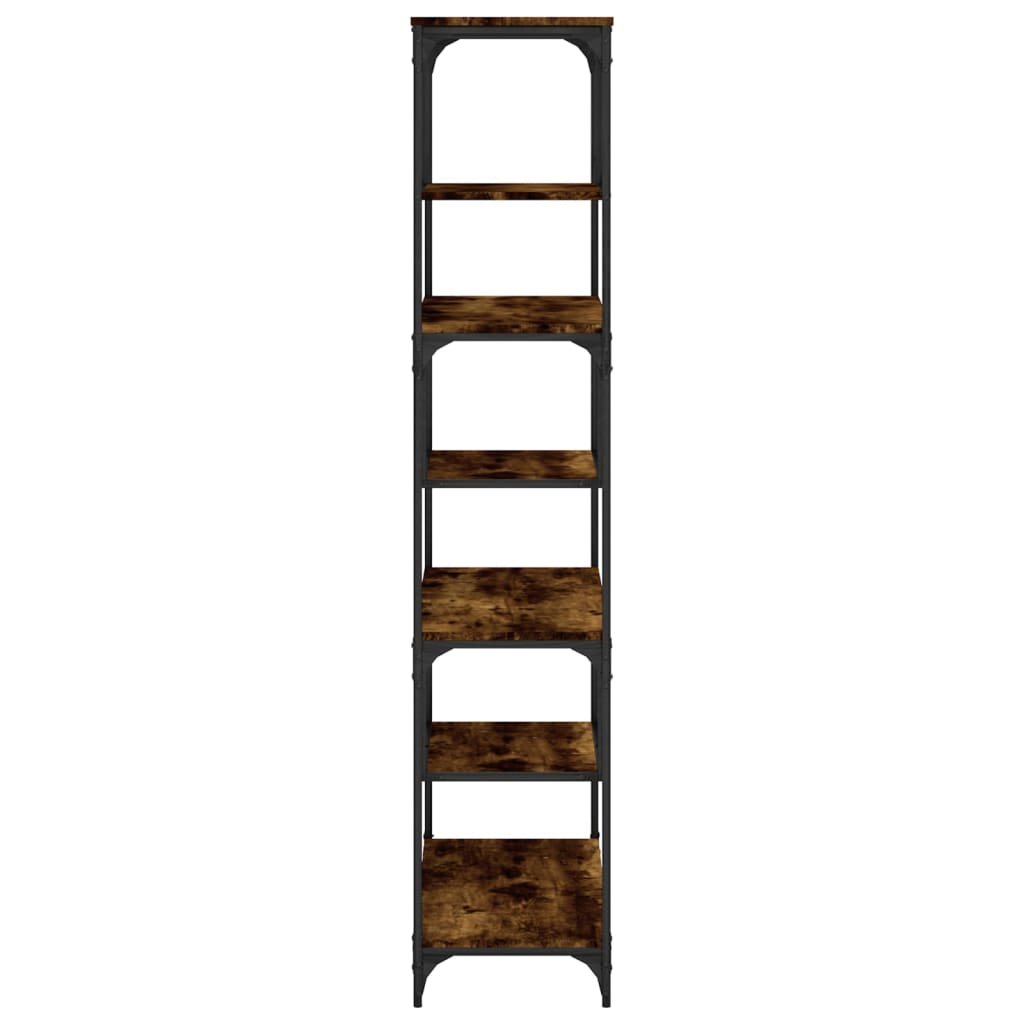 Regal za knjige boja hrasta 81 x 36 x 176 cm konstruirano drvo