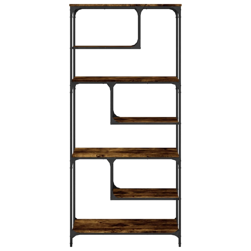 Regal za knjige boja hrasta 81 x 36 x 176 cm konstruirano drvo