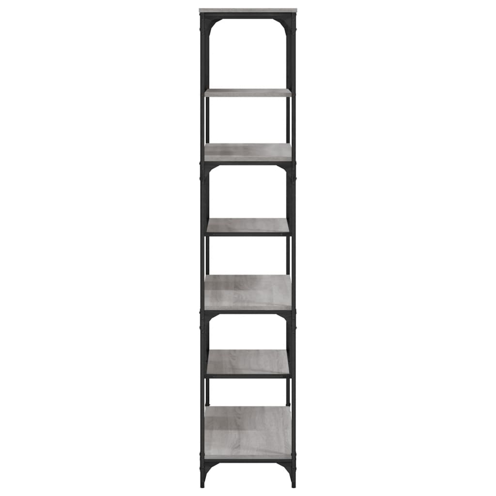 Regal za knjige boja sivog hrasta sonome 81x36x176 cm konstruirano drvo