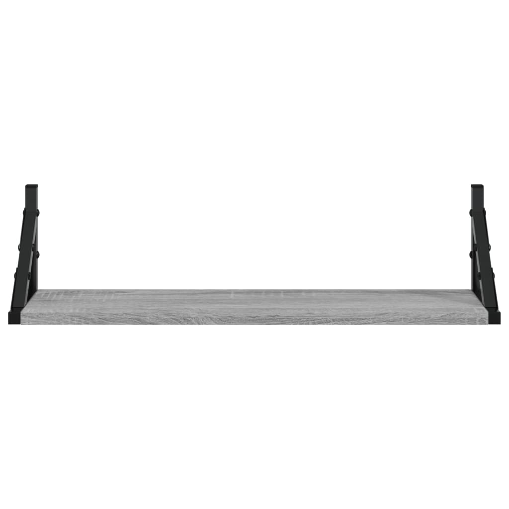 Zidne police 2 kom Boja sivog hrasta sonome 60x15x15,5 cm
