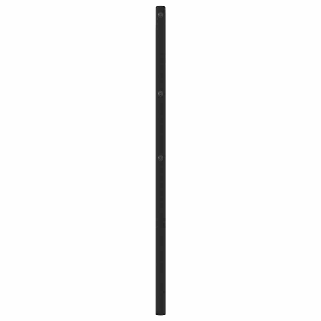 Metalno zamjensko uzglavlje crno 100 cm
