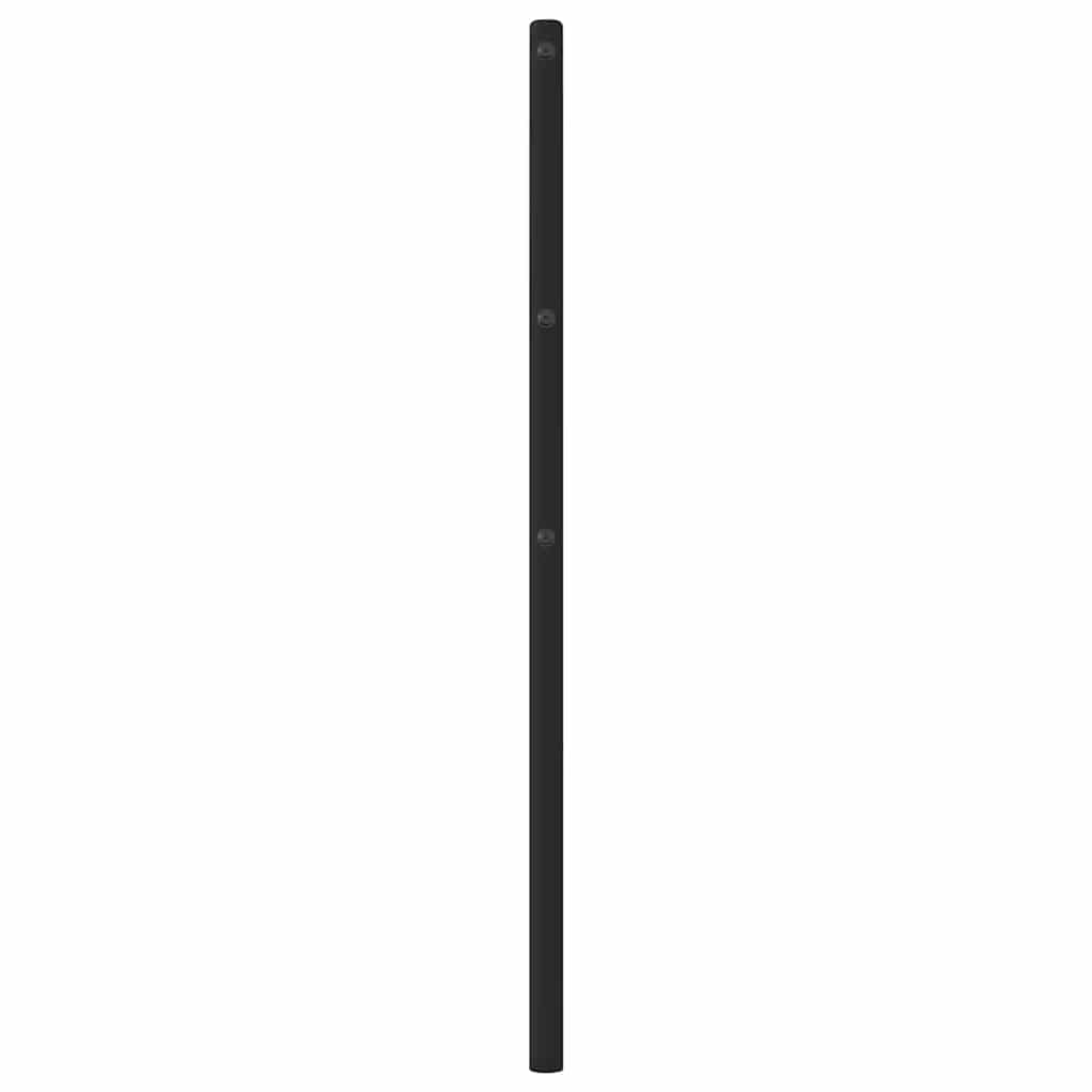 Metalno zamjensko uzglavlje crno 107 cm