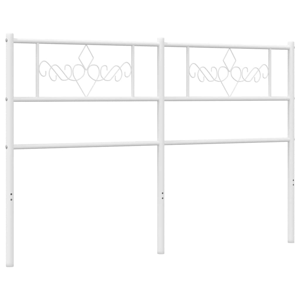 Metalno zamjensko uzglavlje bijelo 160 cm