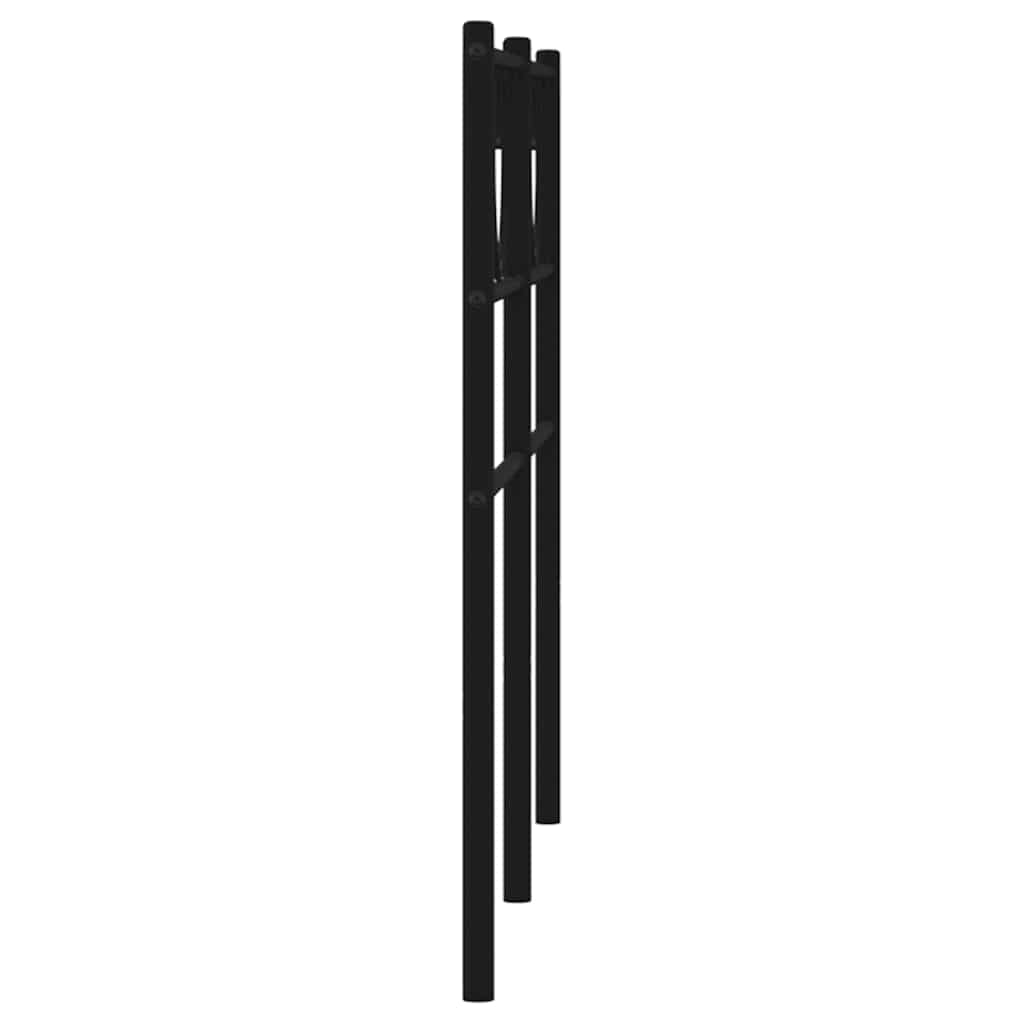 Metalno zamjensko uzglavlje crno 140 cm
