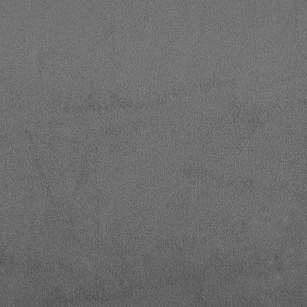 Trosjed s jastucima tamnosivi 180 cm od mikrovlakana