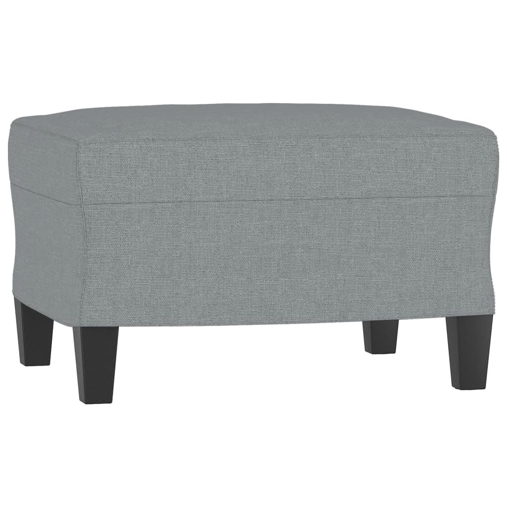 4-dijelni set sofa s jastucima svjetlosivi od tkanine Siva