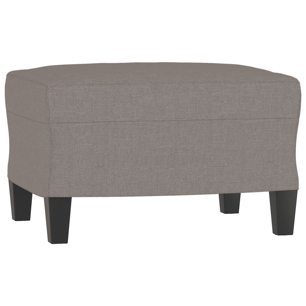 4-dijelni set sofa s jastucima smeđesivi od tkanine