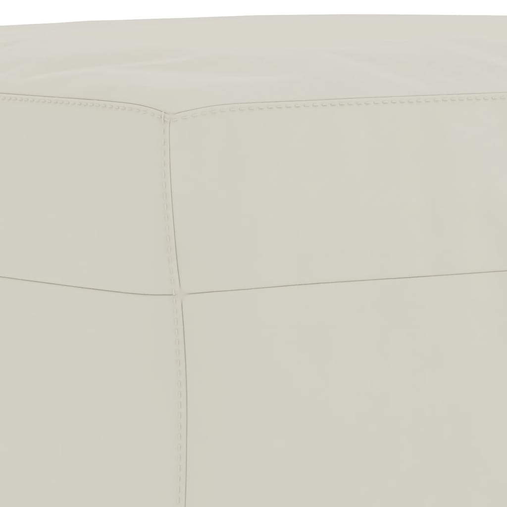3-dijelni set sofa s jastucima krem baršunasti