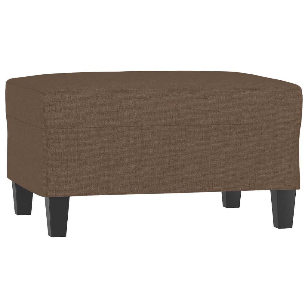4-dijelni set sofa s jastucima smeđi od tkanine