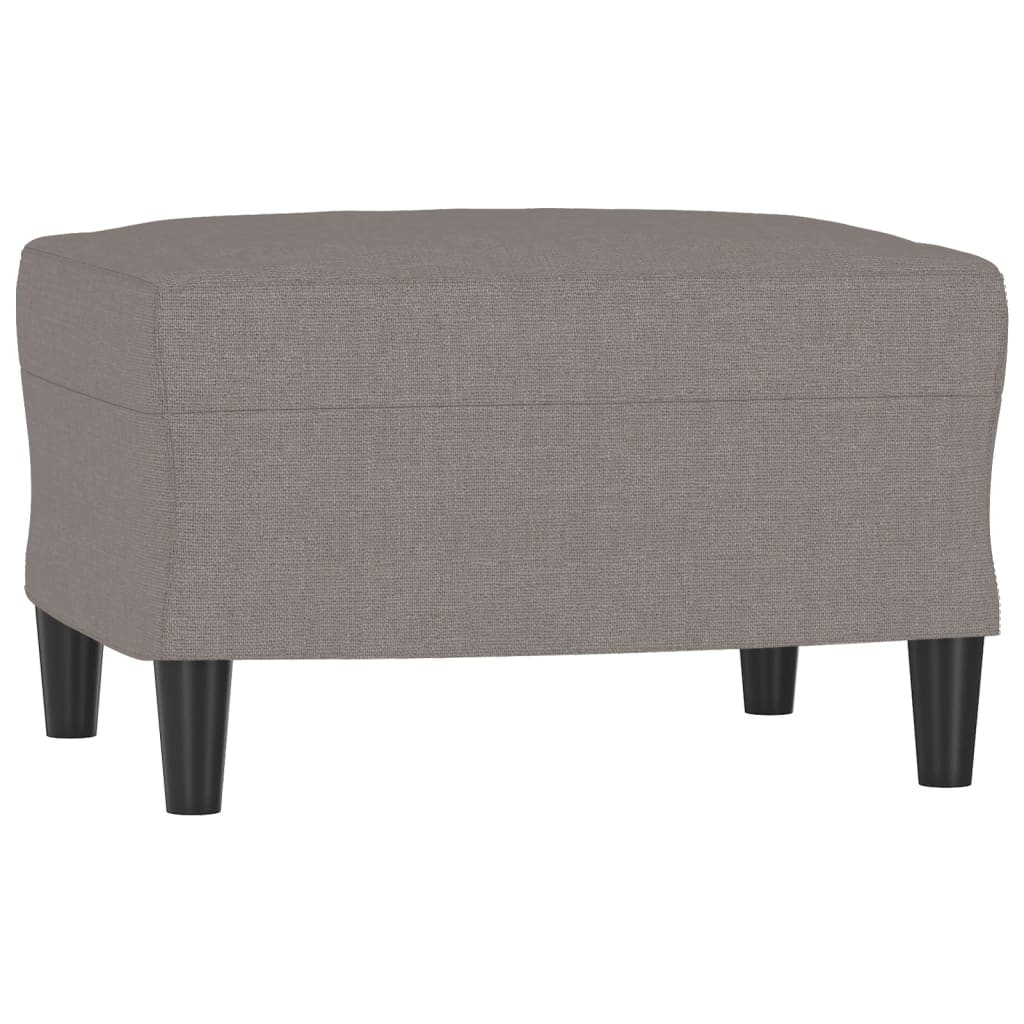 4-dijelni set sofa s jastucima smeđesivi od tkanine