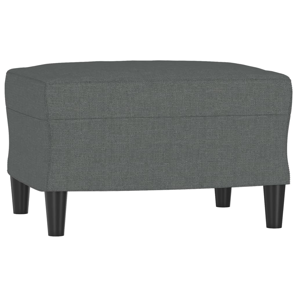 4-dijelni set sofa s jastucima tamnosivi od tkanine