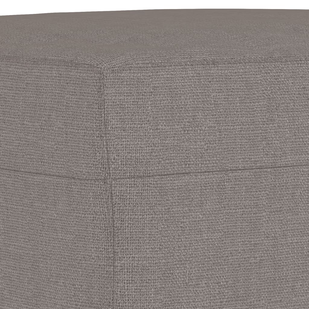 4-dijelni set sofa smeđesivi od tkanine