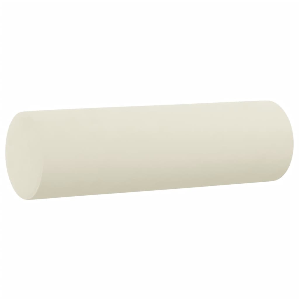 3-dijelni set sofa s jastucima krem baršunasti