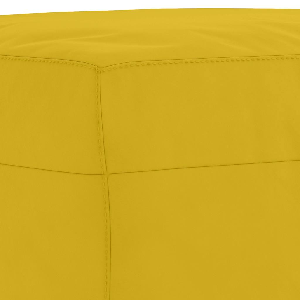 3-dijelni set sofa s žuti baršunast