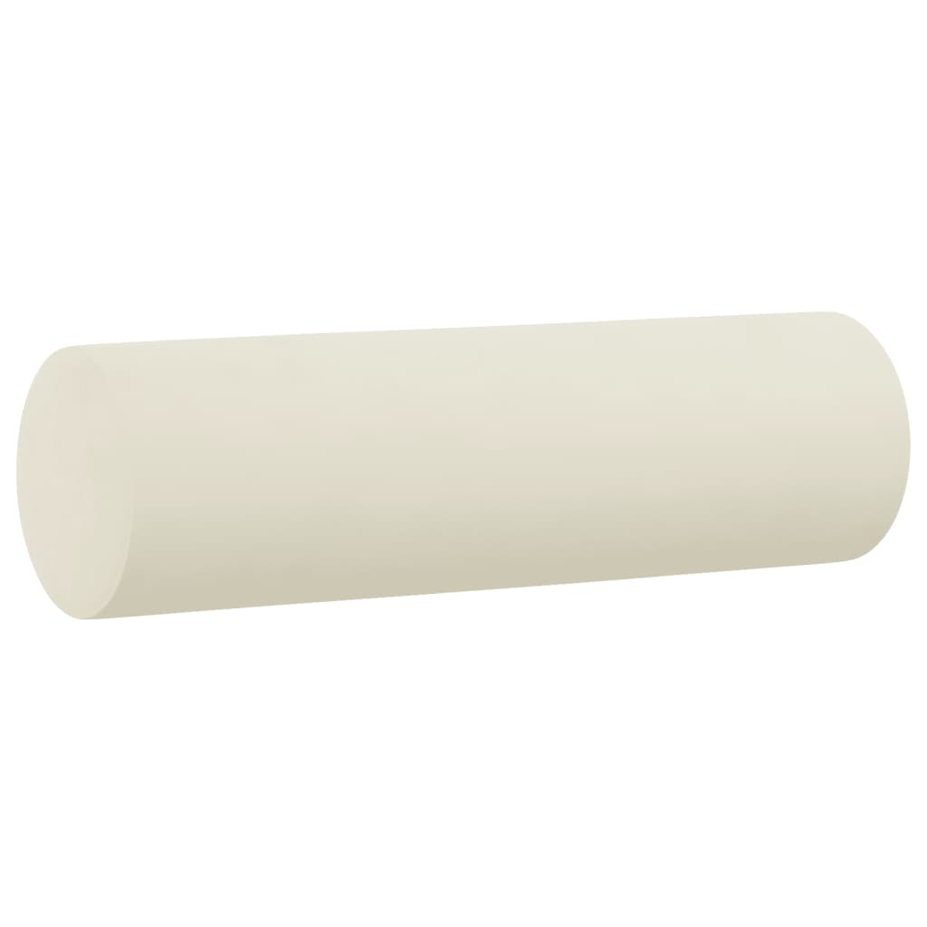 3-dijelni set sofa s jastucima krem baršunasti