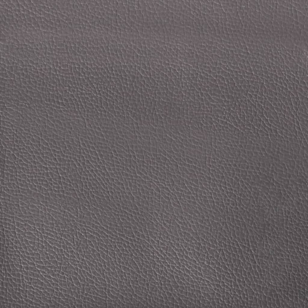 2-dijelni set sofa s jastucima sivi od umjetne kože