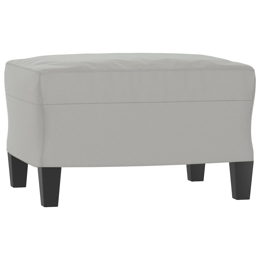 4-dijelni set sofa s jastucima svjetlosivi od mikrovlakana