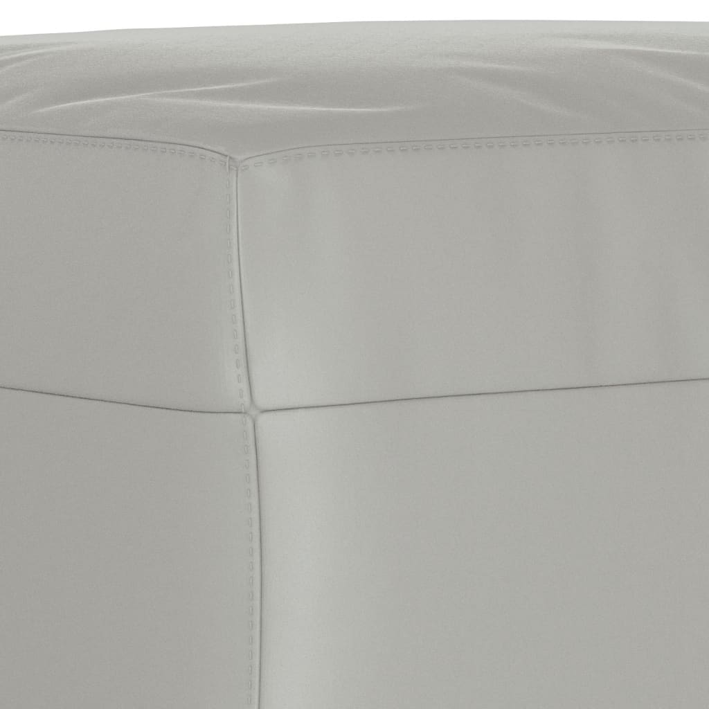 3-dijelni set sofa s jastucima svjetlosivi od mikrovlakana
