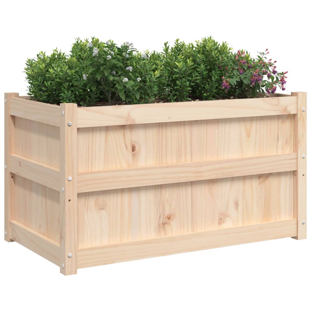 Vrtna sadilica 90x50x50 cm od masivne borovine