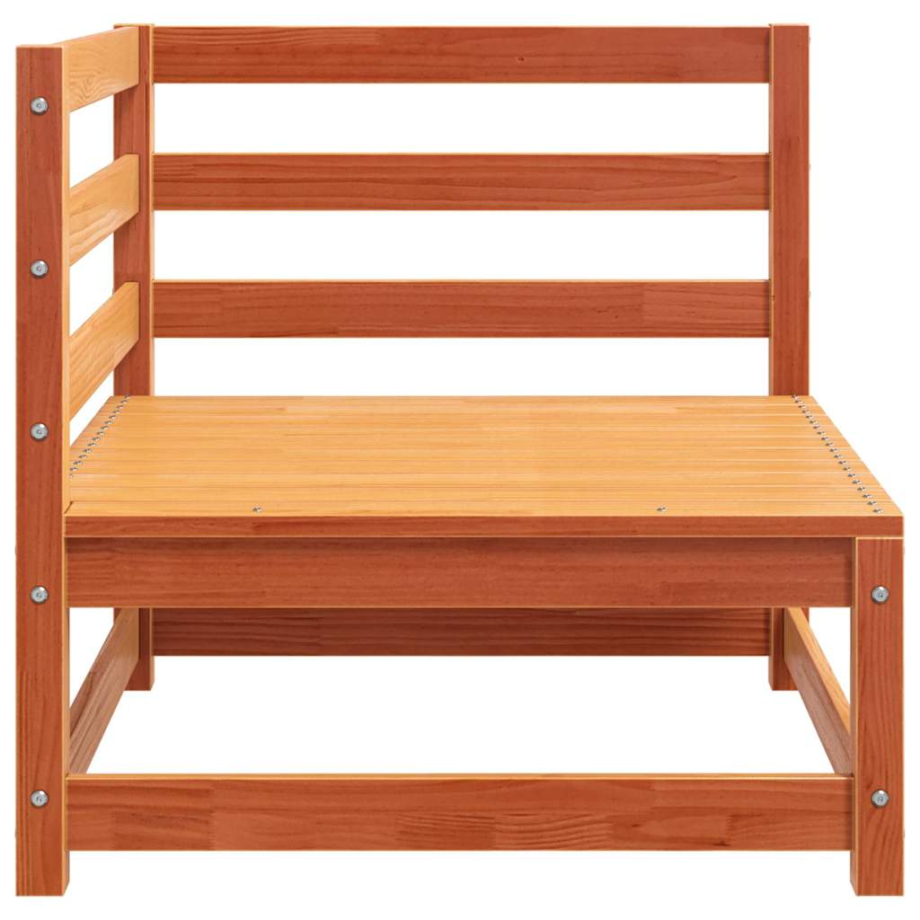 Kutna vrtna sofa voštano smeđa 70x70x67 cm od masivne borovine