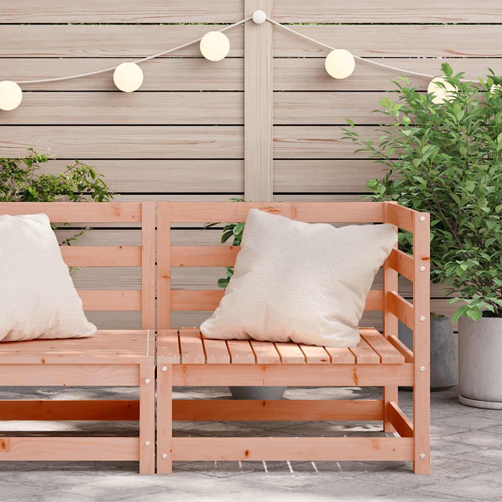 Kutna vrtna sofa 70 x 70 x 67 cm od masivnog drva duglazije