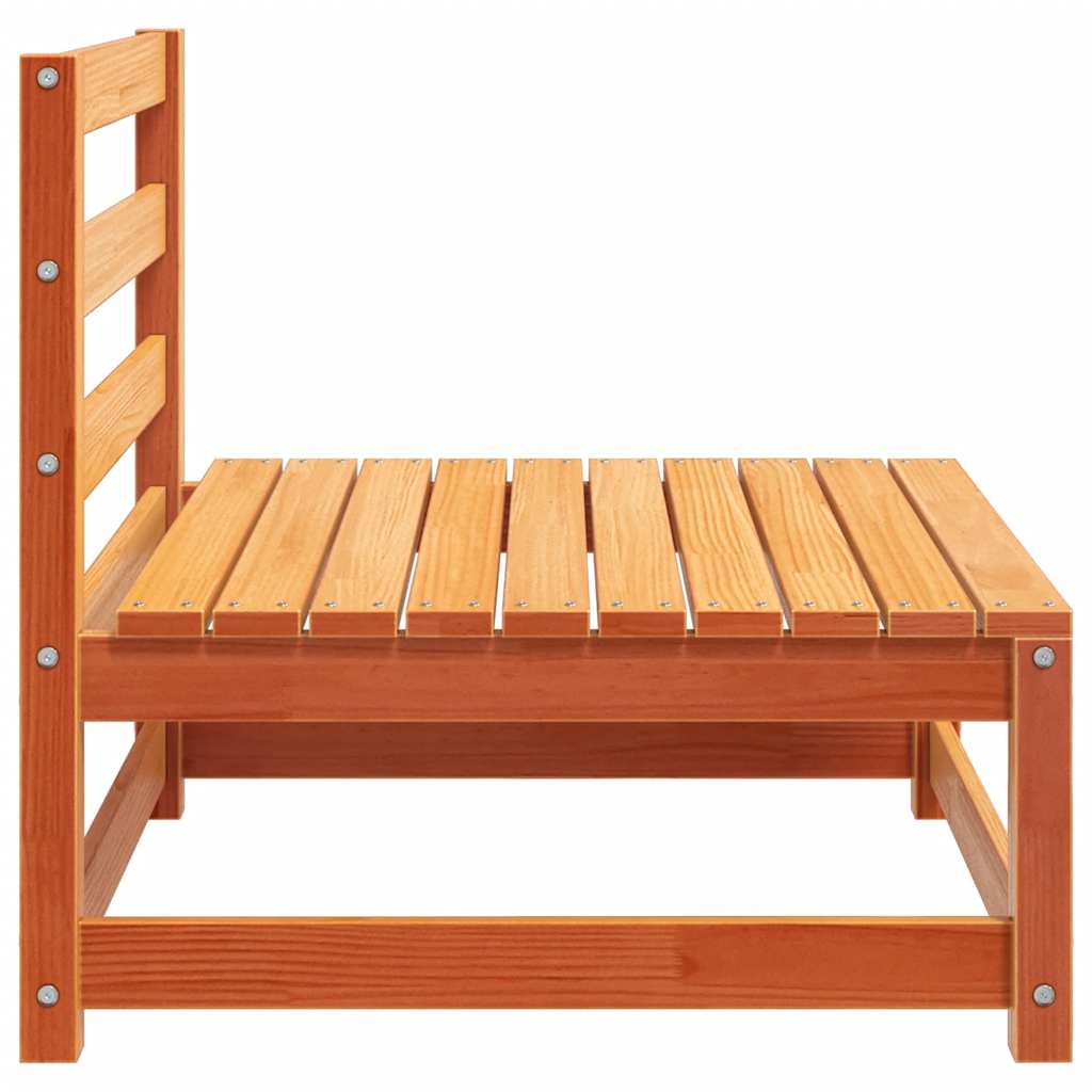 Vrtna sofa voštano smeđa 70 x 70 x 67 cm od masivne borovine