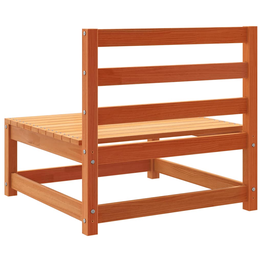 Vrtna sofa voštano smeđa 70 x 70 x 67 cm od masivne borovine