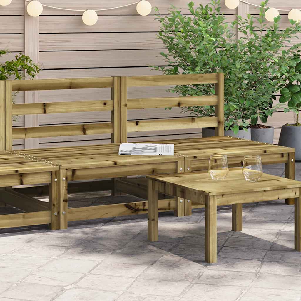 Vrtne sofe 2 kom 70 x 70 x 67 cm od impregnirane borovine