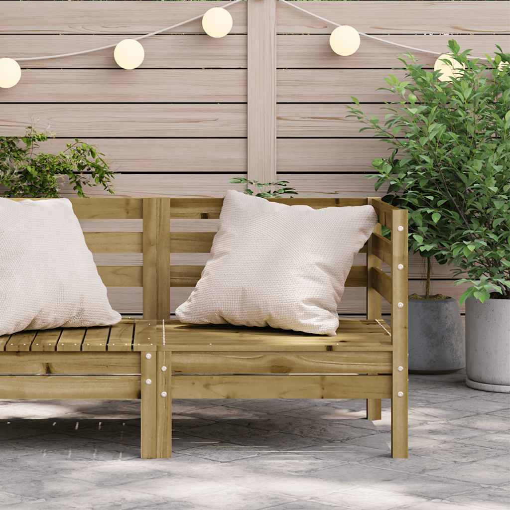 Kutna vrtna sofa od impregnirane borovine