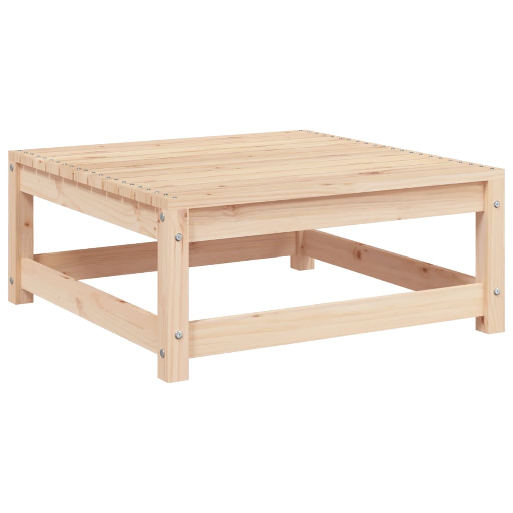 Kutna vrtna sofa s jastucima i tabureom
