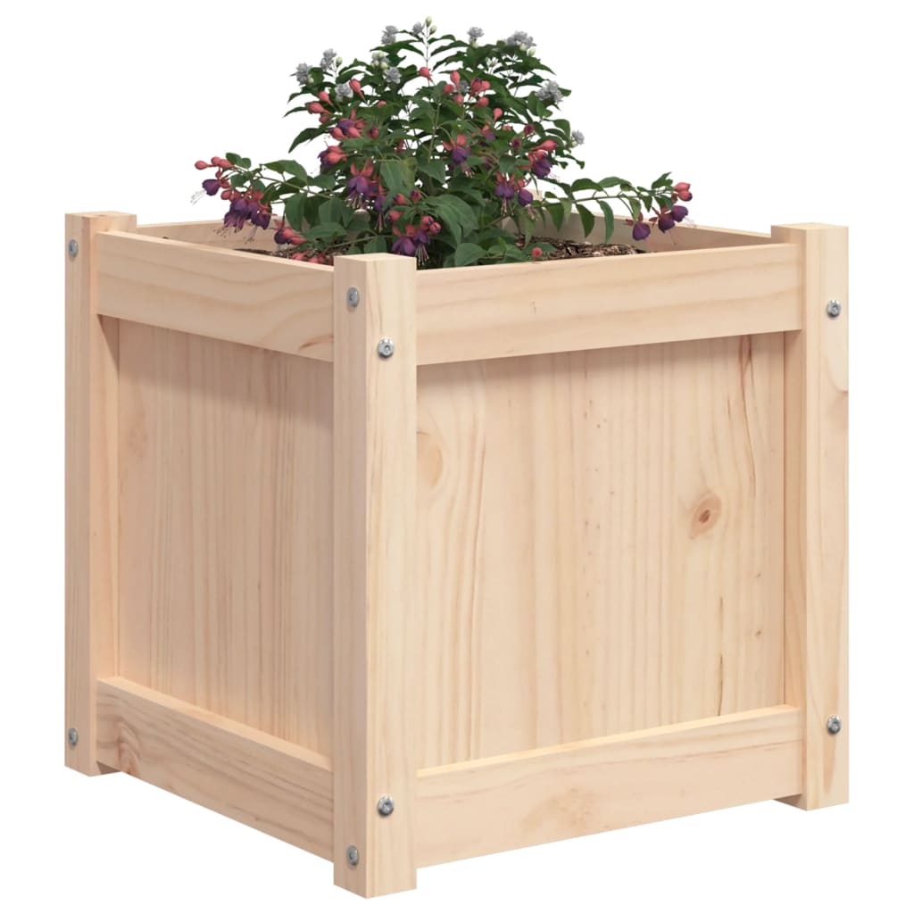 Vrtna sadilica 40 x 40 x 40 cm od masivne borovine
