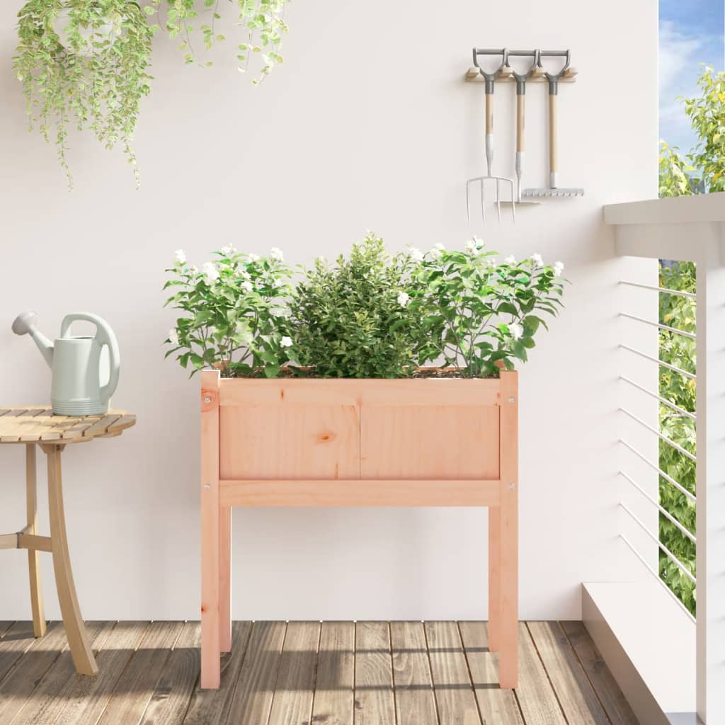 Vrtne sadilice s nogama 70x31x70 cm od masivnog drva duglazije