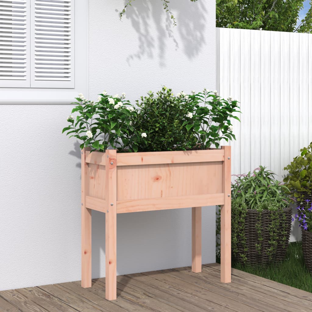 Vrtne sadilice s nogama 70x31x70 cm od masivnog drva duglazije