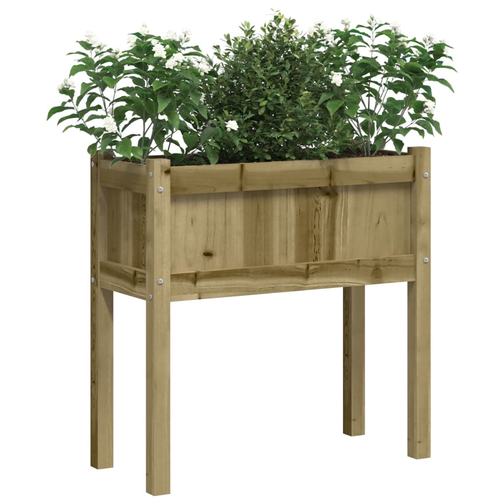 Vrtne sadilice s nogama 70x31x70 cm od impregnirane borovine
