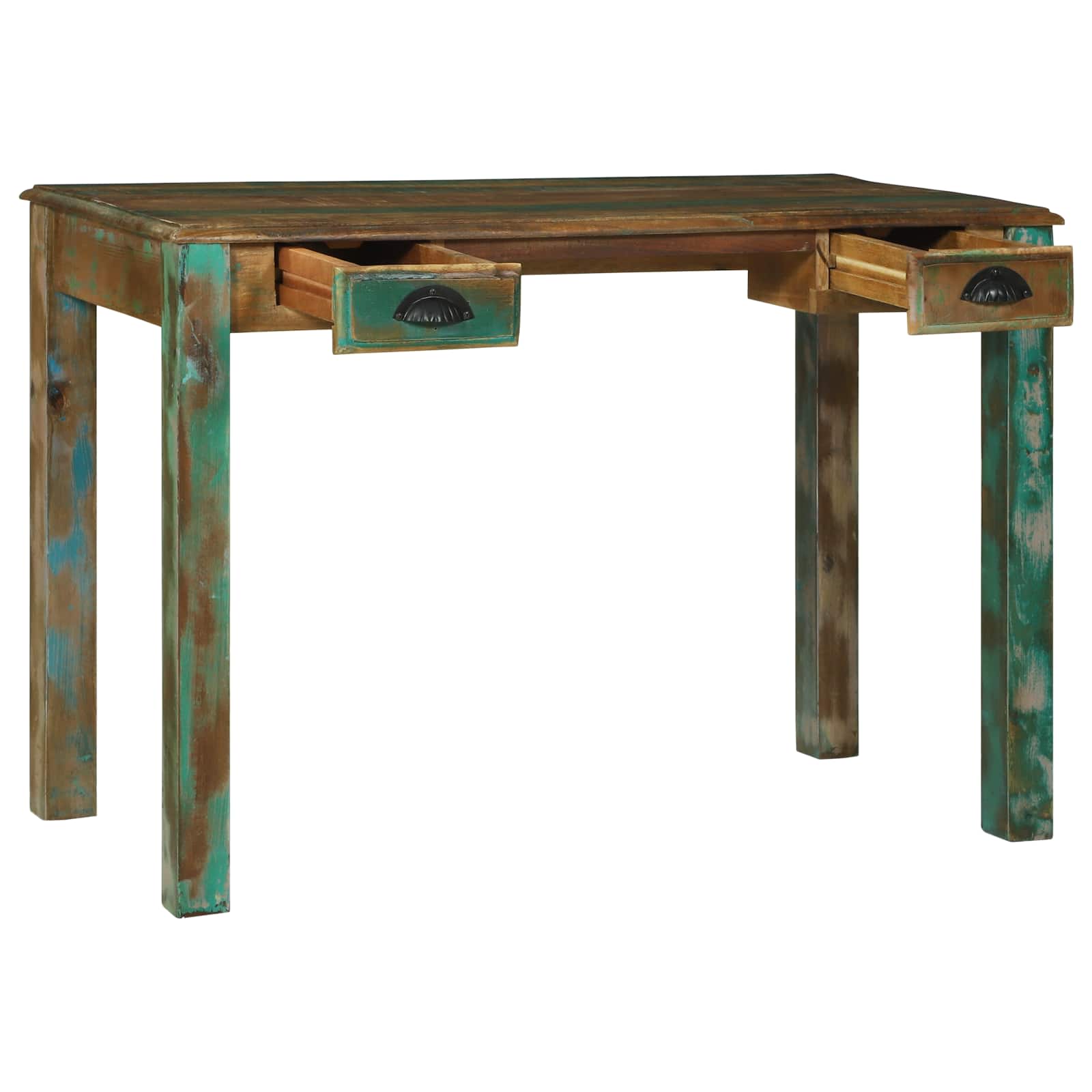 Radni stol Smeđa 112 x 55 x 76 cm Čvrsto drvo iz reciklaže