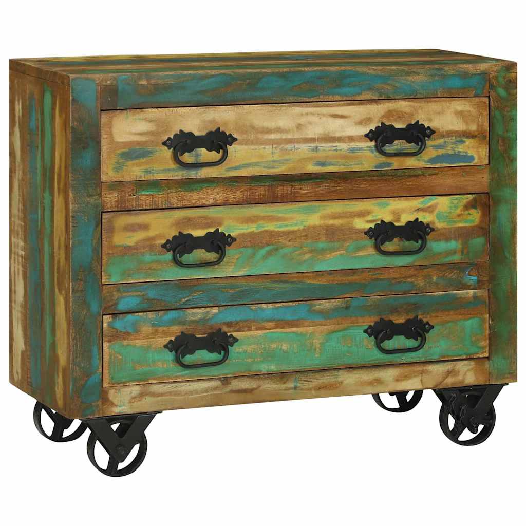 Kreveta Smeđa 80 x 30 x 65 cm Čvrsto drvo iz reciklaže
