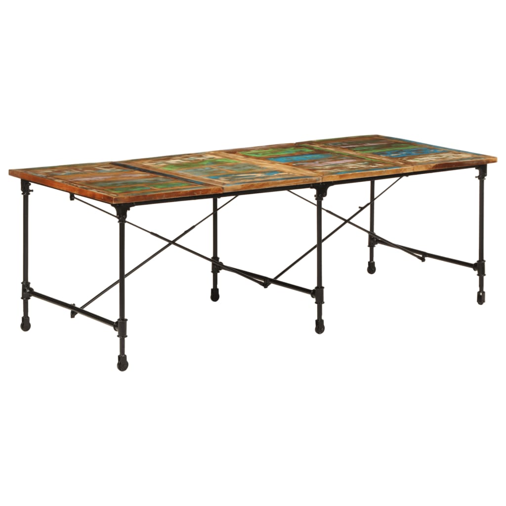 Blagovaonski stol 220 x 90 x 77 cm od masivnog obnovljenog drva