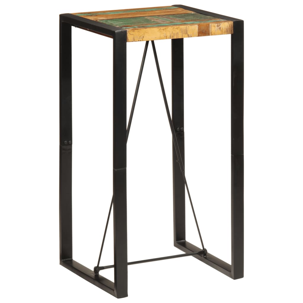 Barski stol 60 x 55 x 110 cm od masivnog obnovljenog drva